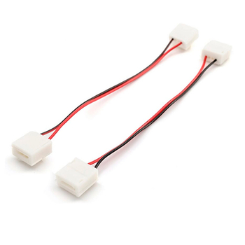 Комплект коннекторов Apeyron Electrics 09-14 (2 клипсы с проводами) для одноцветной светодиодной ленты 12В 10мм IP65 - Светильники - Cветодиодные ленты - . Магазин оборудования для автономного и резервного электропитания Ekosolar.ru в Кашире