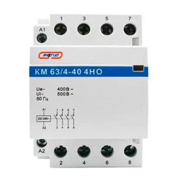 Модульный контактор КМ63/4P 40A 4НО Энергия - Электрика, НВА - Коммутационное оборудование - Контакторы - . Магазин оборудования для автономного и резервного электропитания Ekosolar.ru в Кашире
