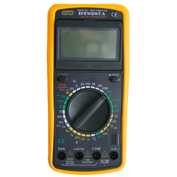 Мультиметр DT 9207 Энергия - Электрика, НВА - Измерительный инструмент - Мультимеры - . Магазин оборудования для автономного и резервного электропитания Ekosolar.ru в Кашире