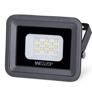 Светодиодный прожектор WOLTA WFL-10W/06W серый 5500K 10Вт SMD IP65 850Лм - Светильники - Прожекторы - . Магазин оборудования для автономного и резервного электропитания Ekosolar.ru в Кашире