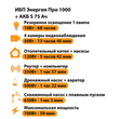 ИБП Энергия Про 1000 + Аккумулятор S 75 Ач - 12В (700Вт - 59мин) - ИБП и АКБ - ИБП для котлов - . Магазин оборудования для автономного и резервного электропитания Ekosolar.ru в Кашире